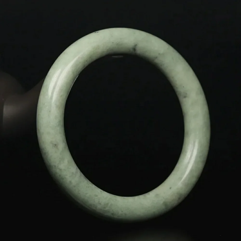 Natural Green Chinese Guizhou Jade Jadeite Quartz Gemstone Bangle Bracelet JK618